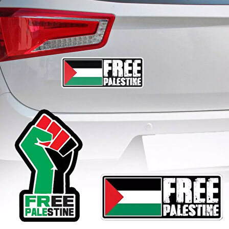 Özgür Filistin Free Palestine Araba Yapıştırma Etiket 18CM Sticker
