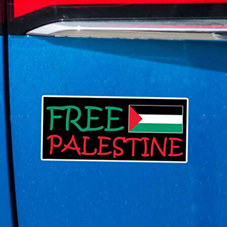 Palestine Flag Filistin Gazze ARaba oto Sticker Yapıştırma 18 CM