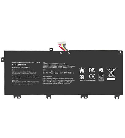 Asus FX705DU-AU025T Notebook Batarya Laptop Pil