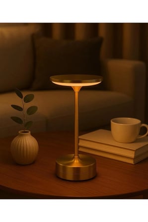 Milano Gold Dokunmatik Şarjlı Dimmerli LED Masa Lambası