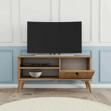 Mezza 1552 Retro Tv Ünitesi 90 Cm Sepet Renk