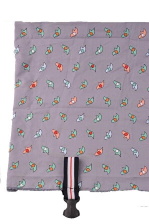 CELİK AVM® Kullanışlı Bebek Emzirme Önlüğü Kuş Desenli