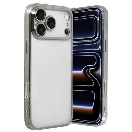 Apple iPhone 17 Pro Razer Lensli Silikon - Gümüş