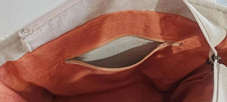 NAKIŞLI KOTON BAG (1 ADET ÜRETİLMİŞTİR. KİŞİYE ÖZEL TASARIM.)