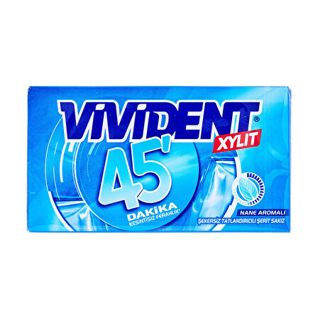 Vivident 45 dk Cüzdan Sakız Nane-Yeşil Nane-Karpuz 6 lı Karma Paket
