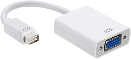 Mini DVI To VGA Çevirici Adaptör Mını DVI To VGA Adapter 20 Pin