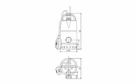 Grundfos Unilift CC9 - A1 Drenaj Dalgıç Pompa - Kirli Su 780 Watt