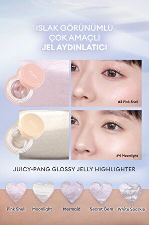 Islak  ve Doğal Görünümlü Jel Aydınlatıcı A'PIEU Juicy Pang Glossy Jelly Highlighter (#8)