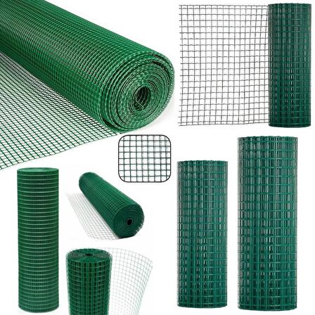 PVC PUNTALI 25*25 GÖZ 150 CM 25 METRE GÖZ ARALIKLI KAFES TELİ KÜMES TELİ TAVUK TELİ ÇİT TELİ