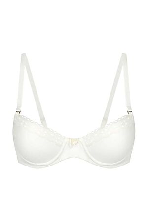 Kadın Ekru Yumuşak Kaplı Sütyen