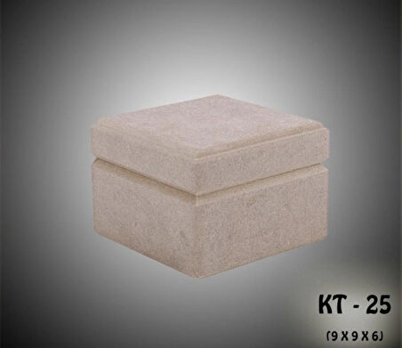 Ahşap Boyanabilir Takı-makyaj-aksesuar Dekoratif Çok Amaçlı Kare Kutu