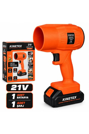 Profesyonel 21v  Hava Üfleme Akülü Yaprak Üfleme 21V Akülü Hava Üfleyici Makinesi KTX-3463 – Şarjlı 