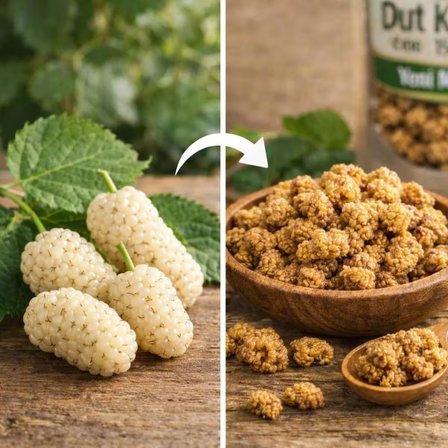 Doğal Katkısız Şeker İlavesiz Dut Kurusu 150g – Yeni Mahsül Kurutulmuş Dut