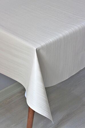 Astarlı Silinebilir PVC Muşamba Masa Örtüsü Çizgili - 78-B1