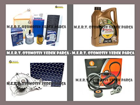 Citroen DS4 1.6 e-Hdi Komple Bakım Seti Filtre Yağ Triger Devirdaim