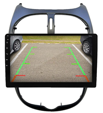 Peugeot 206 Android Multimedya Sistemi (2006-2011) for-x 6/128