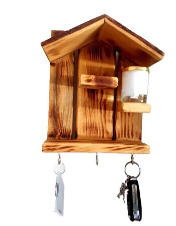 Himarry el yapımı ahşap anahtarlık
