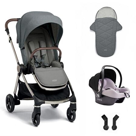 Mamas Papas Strada Cosmo Travel Sistem Bebek Arabası Grey Melange