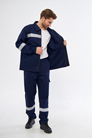 ProWeld 100RF-102RF Reflektörlü Isı Alev ve Kaynak Sıçramalarına Karşı Koruyucu Yanmaz Ceket