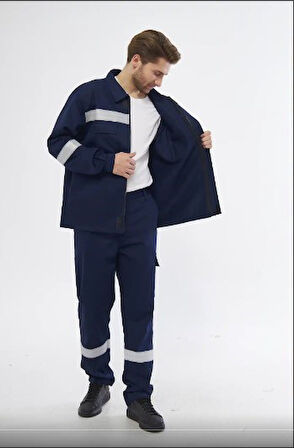 ProWeld 100RF-102RF Reflektörlü Isı Alev ve Kaynak Sıçramalarına Karşı Koruyucu Yanmaz Ceket