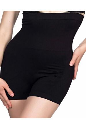 Kadın Bej Uzun Bel Kısa Paçalı Korse