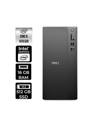 Tower Essential QVT1260 Core i5 14500 16GB RAM 512GB SSD FreeDOS BTO005BQVT1260P301 Masaüstü Bilgisayar + PER4 USB Bellek