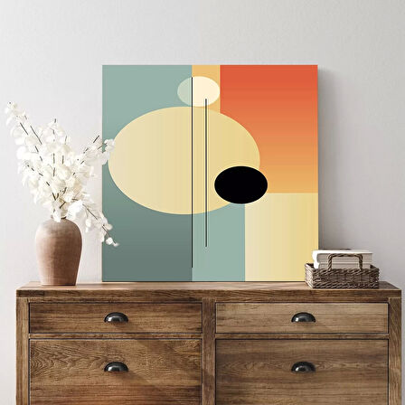 Geometrik Duygular Kanvas Tablo