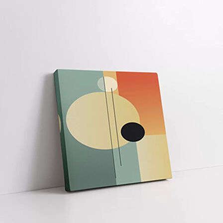 Geometrik Duygular Kanvas Tablo