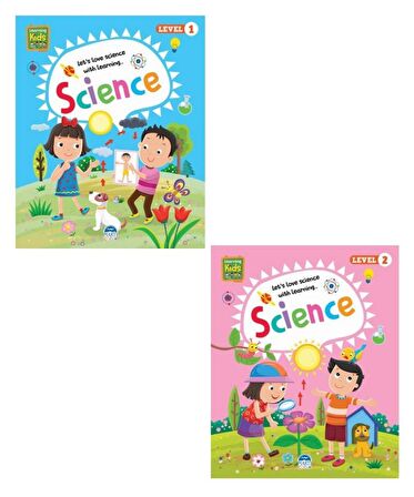 Science Learning Kids (Level 1 - 2) 2 Kitap Set