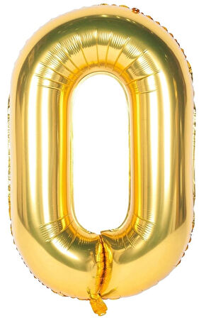 Folyo O Harfi Balon 36 Cm Gold Altın Küçük Boy 16inc Folyo Balon