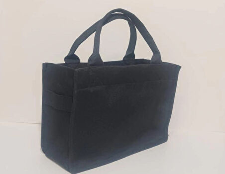 SİYAH TOTE BAG ( ADET ÜRETİLMİŞTİR.)