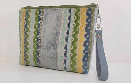 İTALYAN CLUTCH BLUE BAG (1 ADET ÜRETİLMİŞTİR. KİŞİYE ÖZEL TASARIM.)