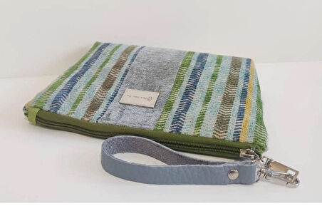 İTALYAN CLUTCH BLUE BAG (1 ADET ÜRETİLMİŞTİR. KİŞİYE ÖZEL TASARIM.)