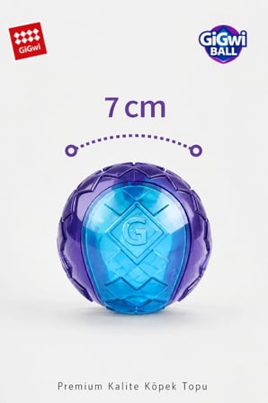 Ball Originals Özel Dokulu & Sesli Köpek Oyun Topu - Tekli Paket - Orta & Büyük Irk - 7 cm