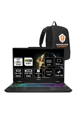 Cyborg 15 i5 13420H RTX 5060 8GB Gaming Laptop 24GB RAM 512GB SSD 15.6" 144Hz Win11 Pro