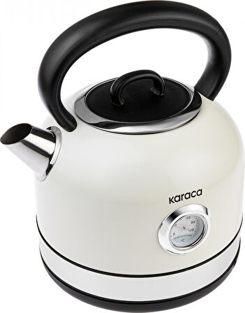 Karaca Retro 2202 Su Isıtıcısı Kettle Krem 2200W