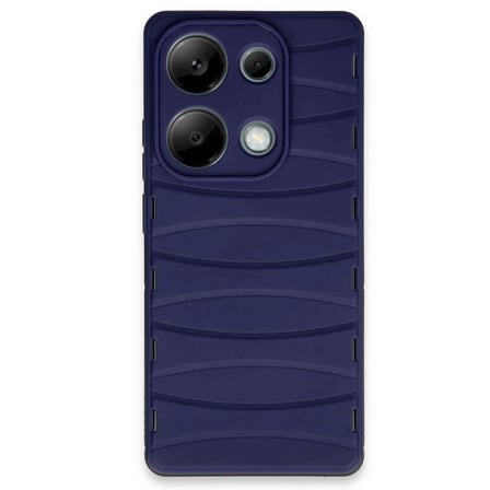 Xiaomi Redmi Note 13 Pro 4G Kılıf Bibercas Silikon Kapak - Lacivert