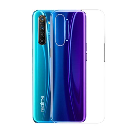Gpack Realme XT Kılıf Süper Silikon Arka KorumaNano Glass