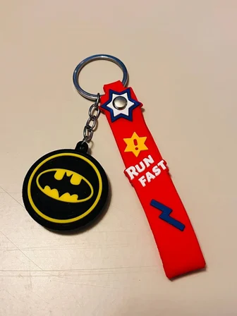 Batman Silikon Figürlü Anahtarlık DC Karakter Çanta & Araba Anahtarı Süsü