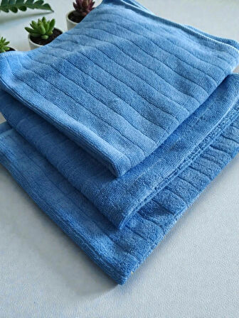 3'lü Eko Havlu Seti - Mikrofiber Süper Emici Çok Amaçlı Bez 40x40 cm.