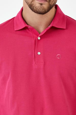 Erkek Basic Polo Yaka %100 Pamuk Düz Comfort Uzun Tişört