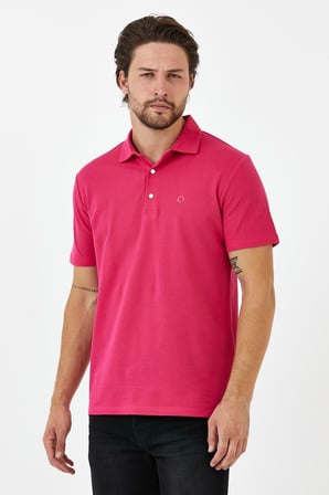 Erkek Basic Polo Yaka %100 Pamuk Düz Comfort Uzun Tişört
