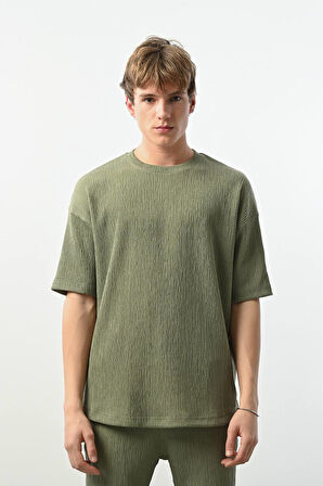 Erkek Krinkıl Oversize T-Shirt