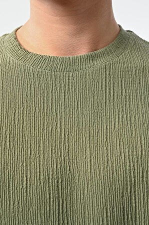 Erkek Krinkıl Oversize T-Shirt