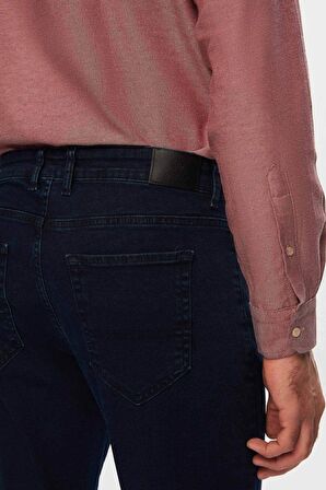 Ds Damat Slim Fit Lacivert Düz Boru Paça Denim Pantolon 6HCJ3ORT00102 6HCJ3ORT00102