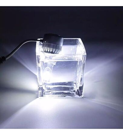 C6 Led Xenon 2 Adet H7 Led Xenon 36W 3800LM Led Zenon Beyaz Renk Işık Turbo Fanlı