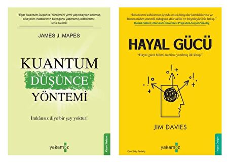 Hayal Gücü + Kuantum Düşünce Yöntemi 2 Kitap Set