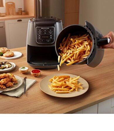 Karaca Less Fat Technology ile Fırın/Izgara, Ev Yoğurdu, Sebze ve Meyve Kurutma, Isıtma, Smart Senso
