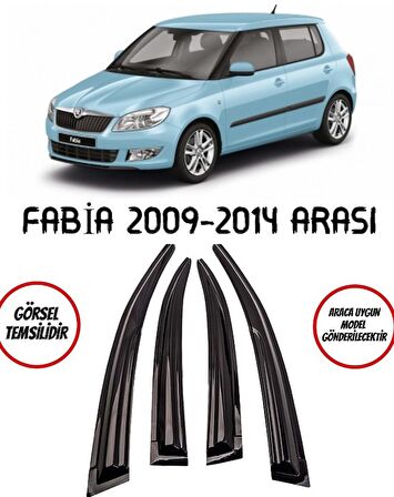 Balp Skoda Fabia Cam Rüzgarlığı 4lü 2009-2014 Arası