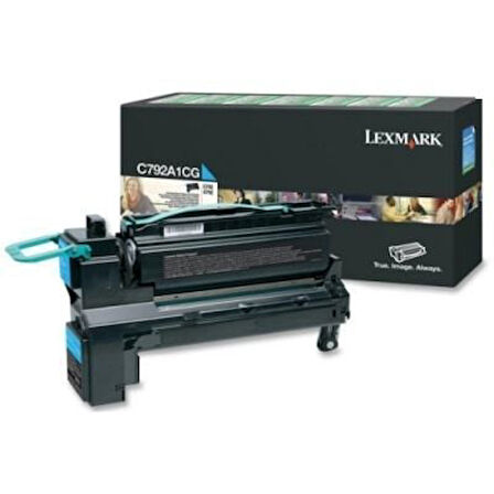 Lexmark C792A1CG Mavi Cyan Orjinal Toner - C792 / X792